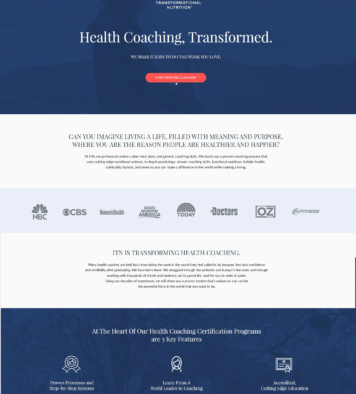 coaching website designers